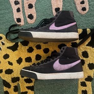 2005 Nike Blazer Mid Women Rare Black Purple